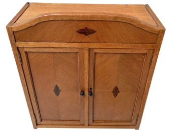 Art Deco Amsterdamse School Wall Cabinet by 't Woonhuys Amsterdam, 1920s